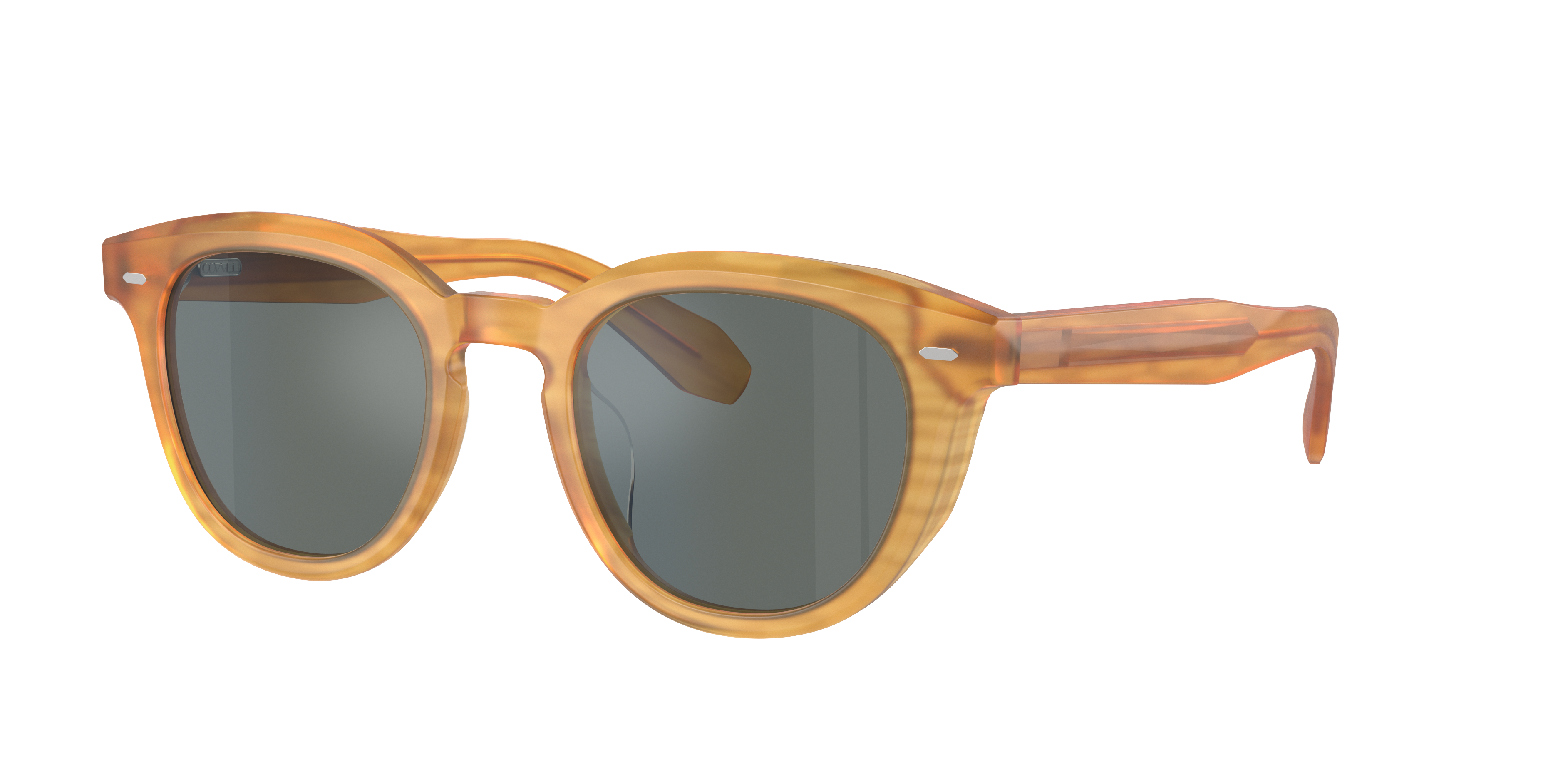 Oliver N.05 Sun Sunglasses in Semi-Matte Goldwood | Oliver®