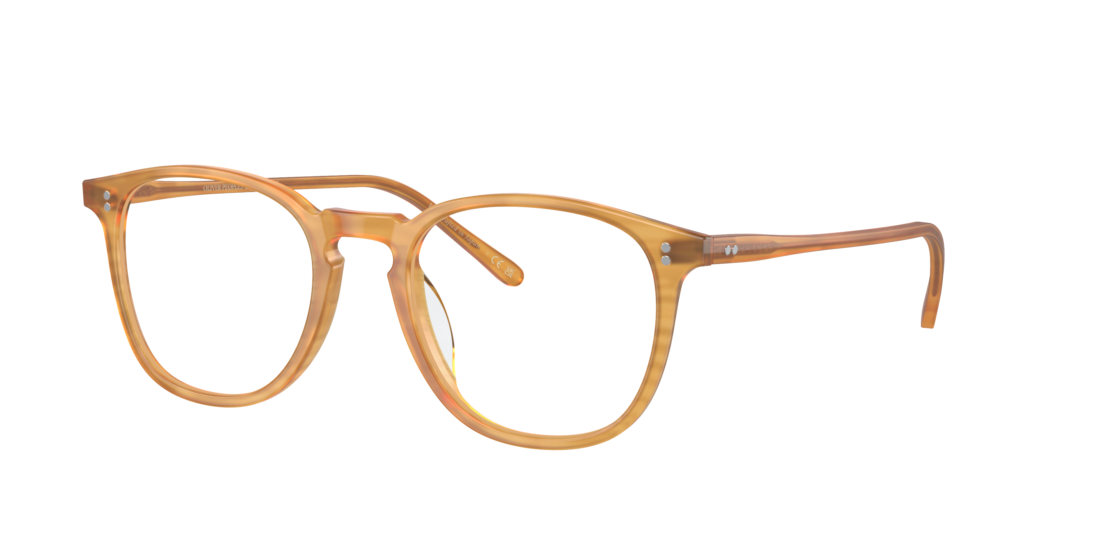 Oliver Finley 1993 Eyeglasses in Semi-Matte Goldwood | Oliver® Oliver Finley 1993 Eyeglasses in Semi-Matte Goldwood | Oliver®