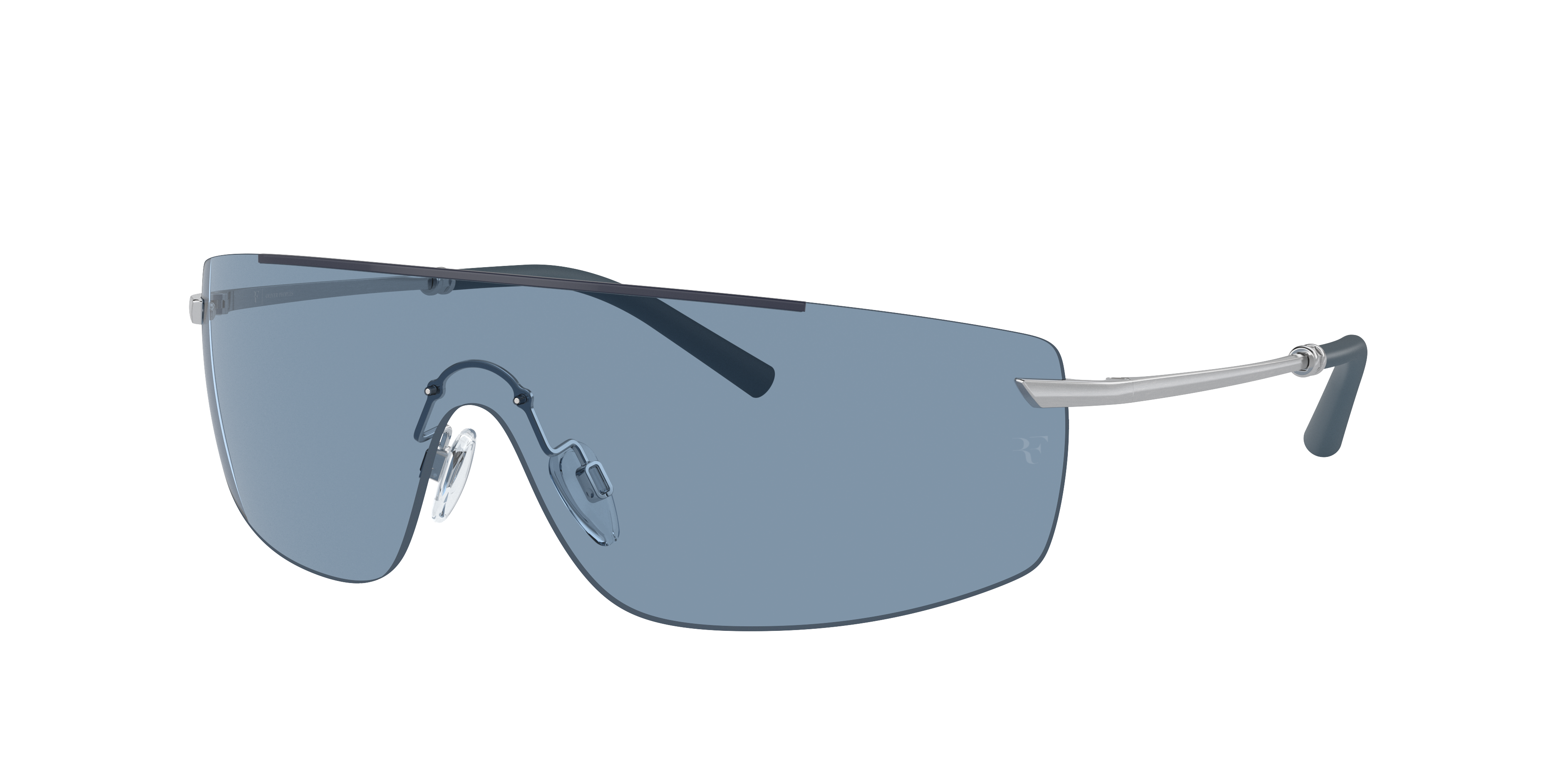 Oliver R-5 Sunglasses in Blue Ash/Brushed Silver | Oliver®